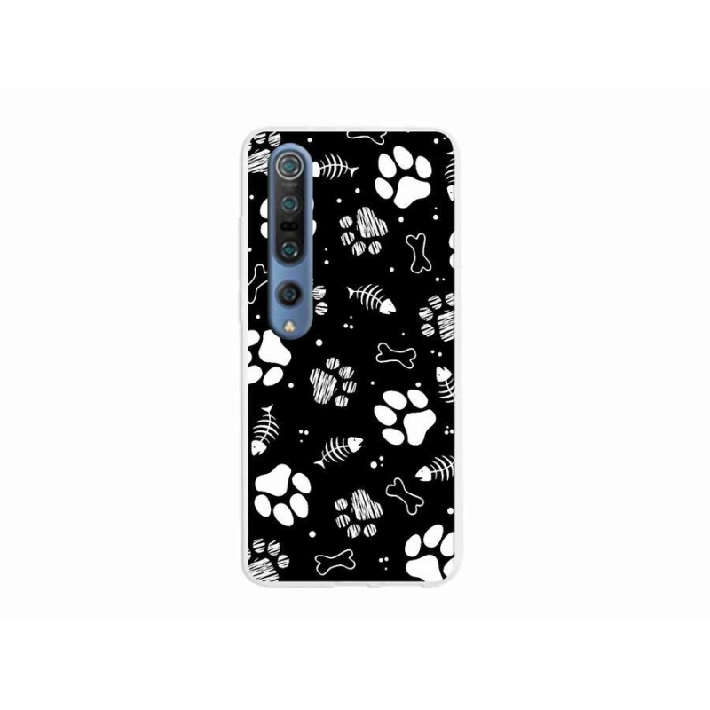 Gélový kryt mmCase na mobil Xiaomi Mi 10 Pro - psie labky