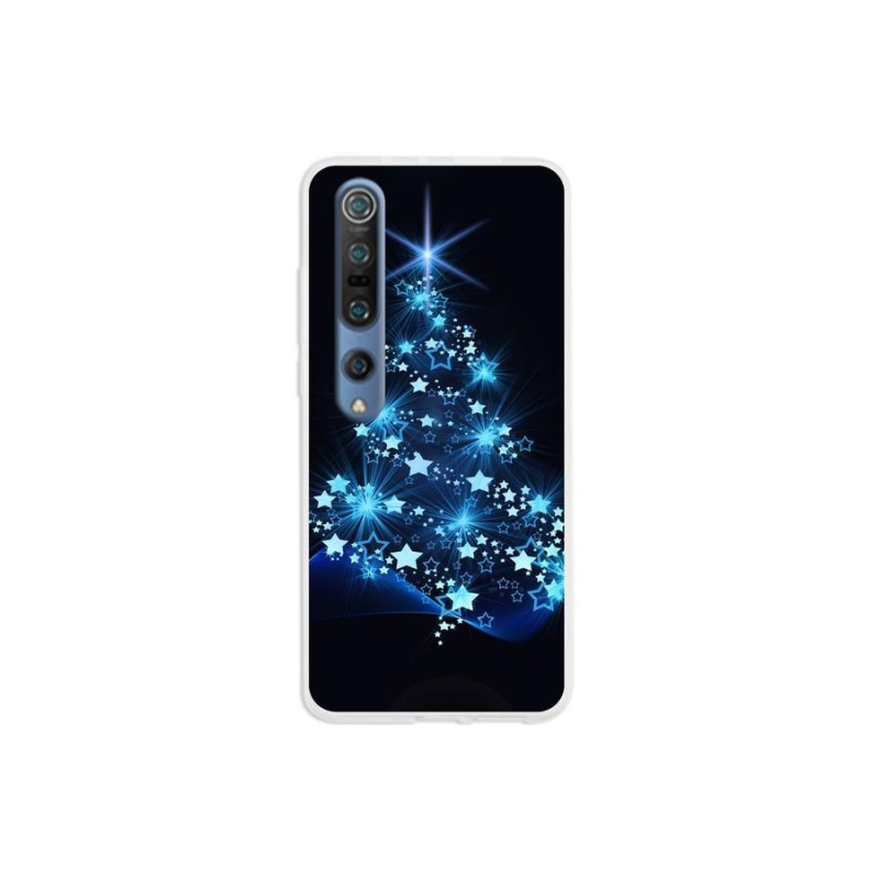 Gélový kryt mmCase na mobil Xiaomi Mi 10 - vianočný stromček