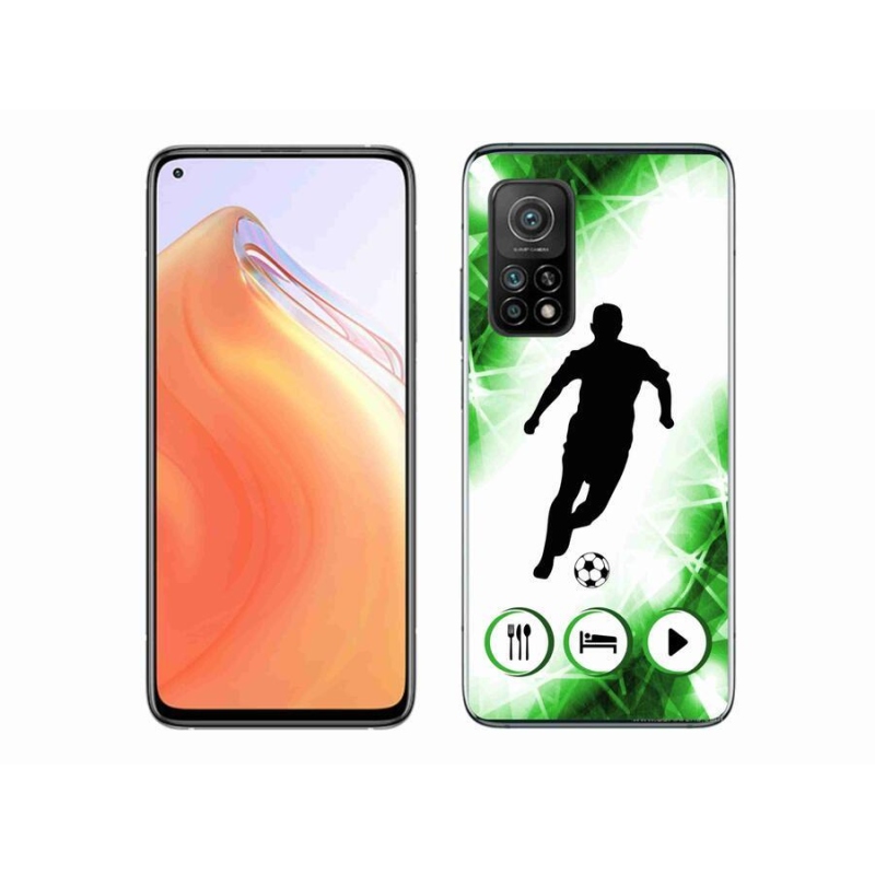 Gélový kryt mmCase na mobil Xiaomi Mi 10T 5G - futbalista