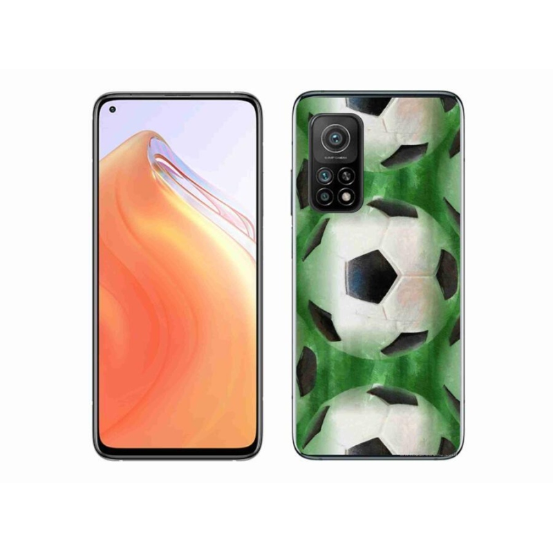 Gélový kryt mmCase na mobil Xiaomi Mi 10T 5G - futbalová lopta