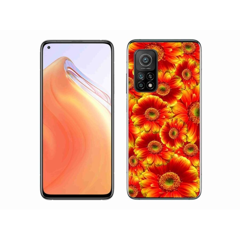 Gélový kryt mmCase na mobil Xiaomi Mi 10T 5G - gerbera 1