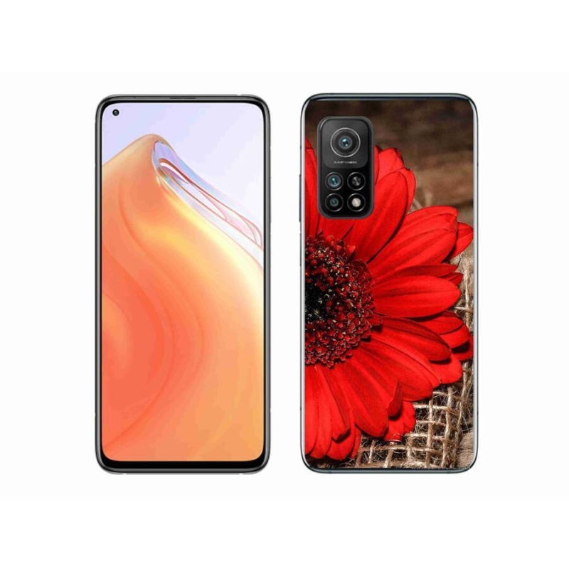 Gélový kryt mmCase na mobil Xiaomi Mi 10T 5G - gerbera