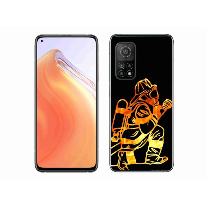 Gélový kryt mmCase na mobil Xiaomi Mi 10T 5G - hasič 1