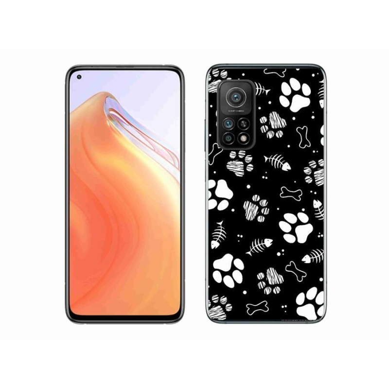 Gélový kryt mmCase na mobil Xiaomi Mi 10T 5G - psie labky