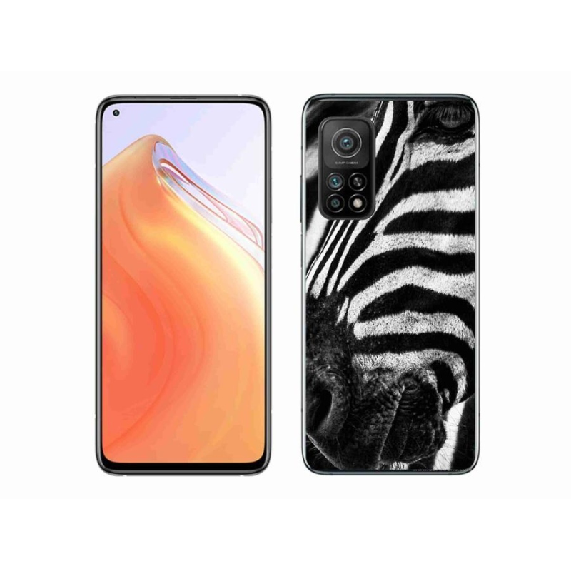 Gélový kryt mmCase na mobil Xiaomi Mi 10T 5G - zebra