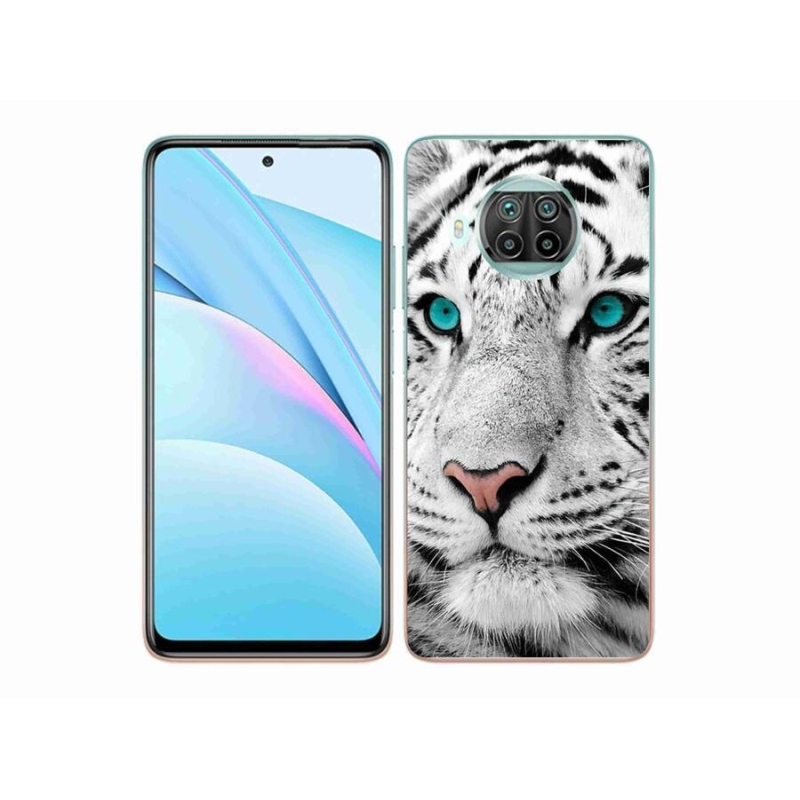 Gélový kryt mmCase na mobil Xiaomi Mi 10T Lite 5G - biely tiger