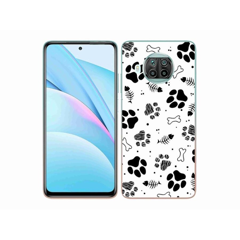 Gélový kryt mmCase na mobil Xiaomi Mi 10T Lite 5G - psie labky 1