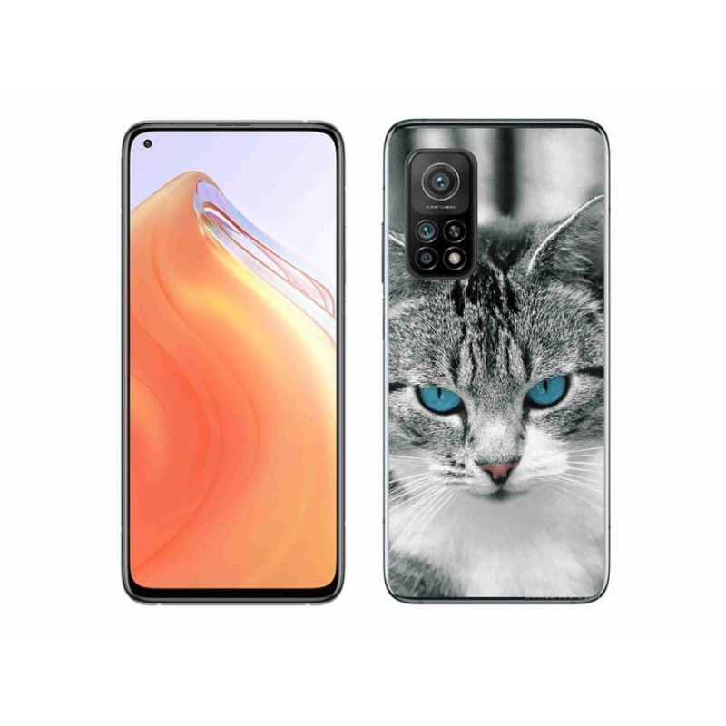 Gélový kryt mmCase na mobil Xiaomi Mi 10T Pro 5G - mačacie pohľad 1