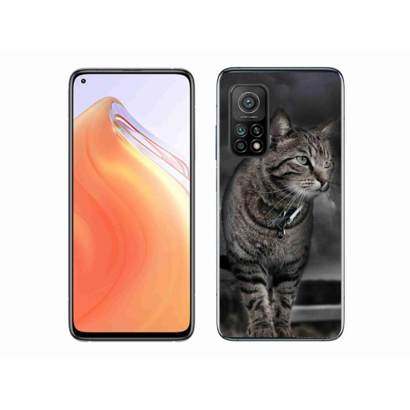 Gélový kryt mmCase na mobil Xiaomi Mi 10T Pro 5G - mačka