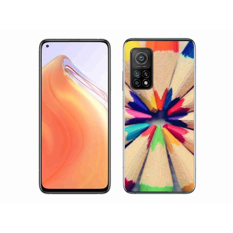 Gélový kryt mmCase na mobil Xiaomi Mi 10T Pro 5G - pastelky