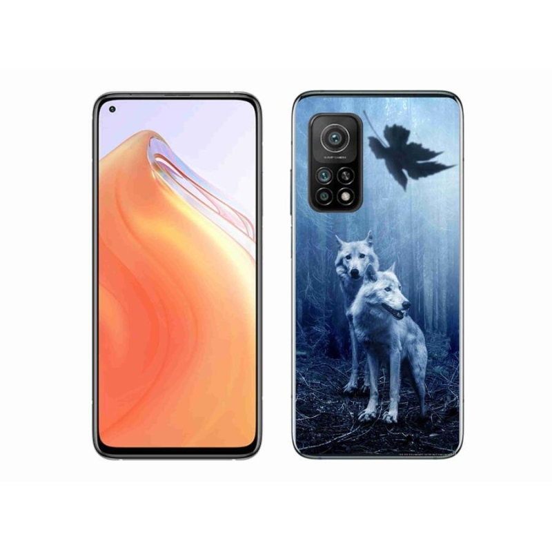 Gélový kryt mmCase na mobil Xiaomi Mi 10T Pro 5G - vlci v lese