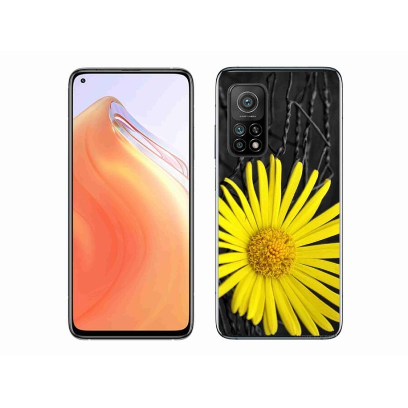 Gélový kryt mmCase na mobil Xiaomi Mi 10T Pro 5G - žltý kvet