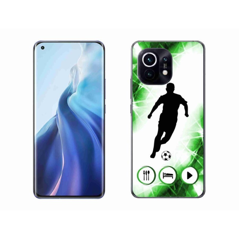 Gélový kryt mmCase na mobil Xiaomi Mi 11 - futbalista