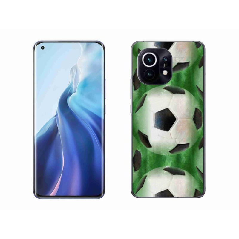 Gélový kryt mmCase na mobil Xiaomi Mi 11 - futbalová lopta