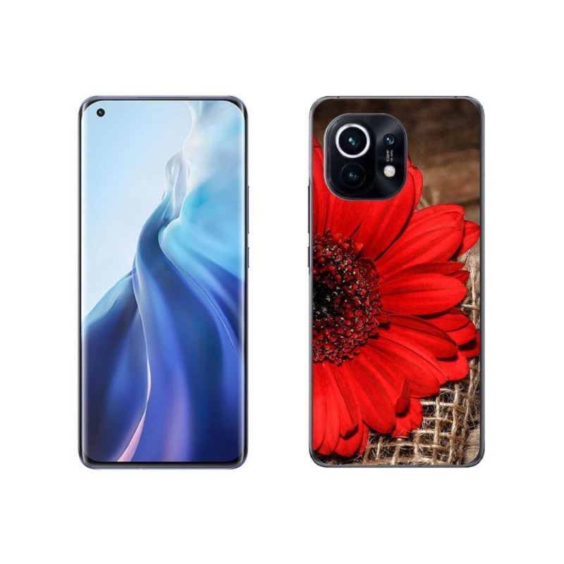 Gélový kryt mmCase na mobil Xiaomi Mi 11 - gerbera