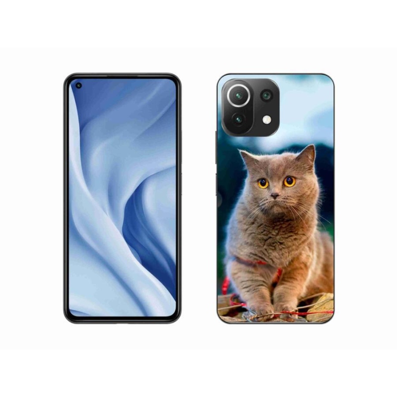 Gélový kryt mmCase na mobil Xiaomi Mi 11 Lite 4G/5G - britská modrá 2