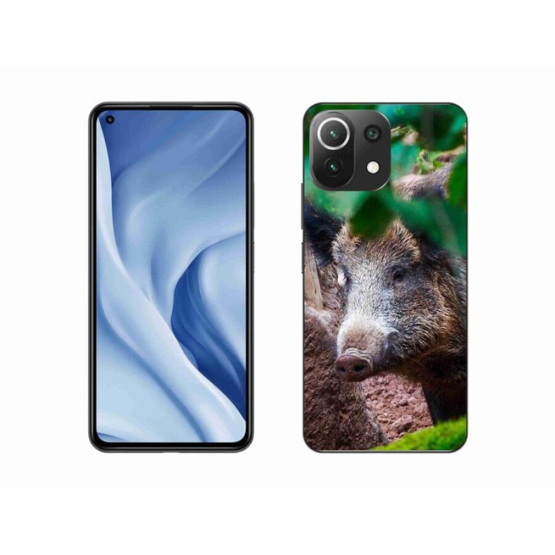 Gélový kryt mmCase na mobil Xiaomi Mi 11 Lite 4G/5G - divoké prasa