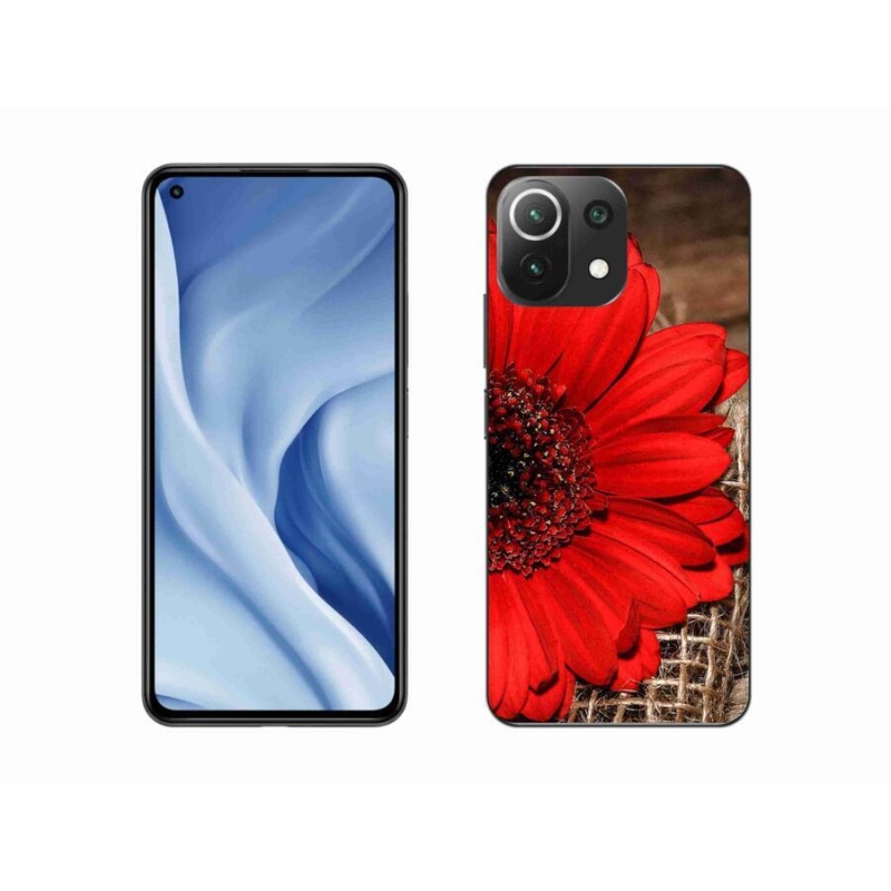 Gélový kryt mmCase na mobil Xiaomi Mi 11 Lite 4G/5G - gerbera