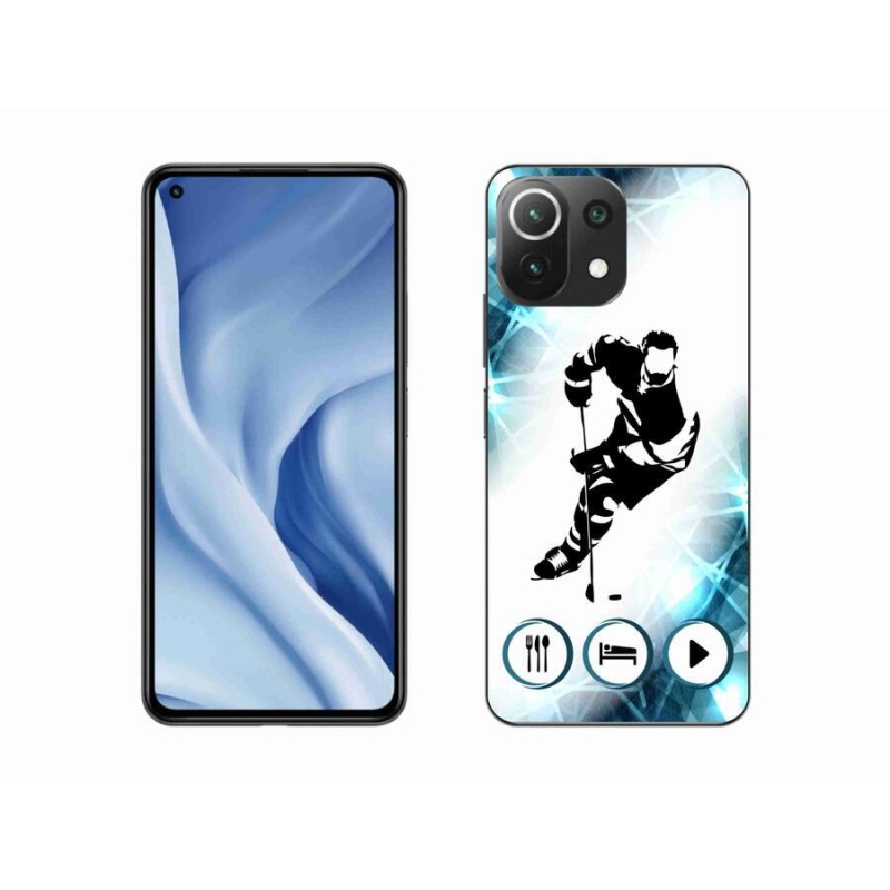 Gélový kryt mmCase na mobil Xiaomi Mi 11 Lite 4G / 5G - hokej 1