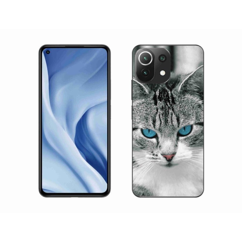 Gélový kryt mmCase na mobil Xiaomi Mi 11 Lite 4G/5G - mačacie pohľad 1