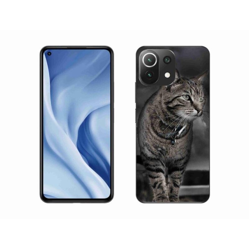 Gélový kryt mmCase na mobil Xiaomi Mi 11 Lite 4G/5G - mačka
