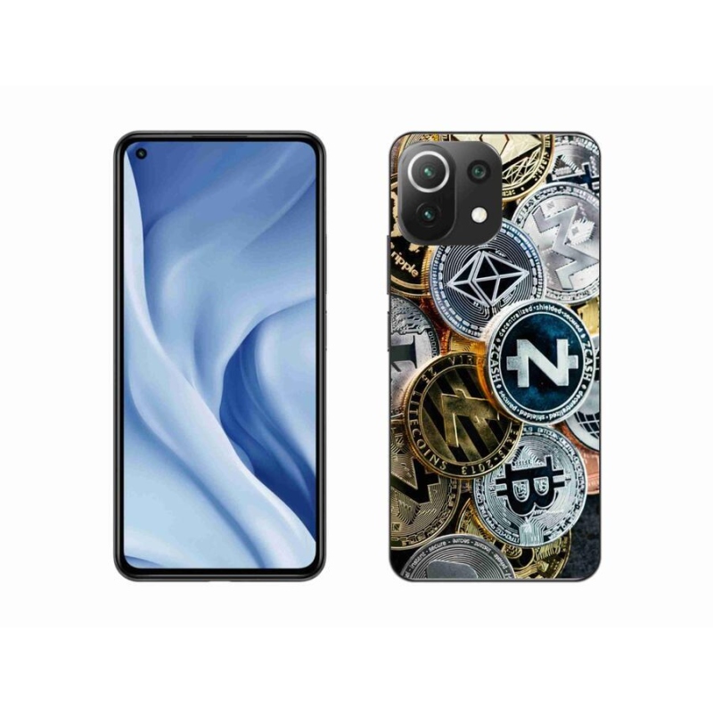 Gélový kryt mmCase na mobil Xiaomi Mi 11 Lite 4G / 5G - kryptomena