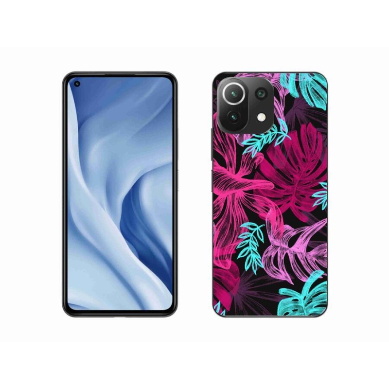 Gélový kryt mmCase na mobil Xiaomi Mi 11 Lite 4G/5G - kvety 1