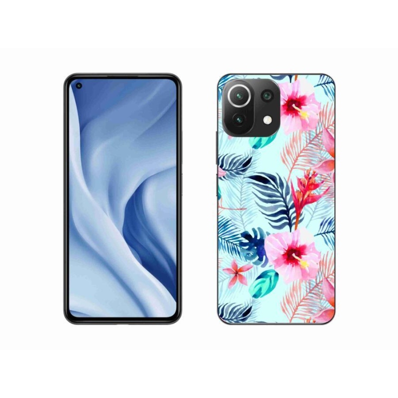 Gélový kryt mmCase na mobil Xiaomi Mi 11 Lite 4G/5G - kvety
