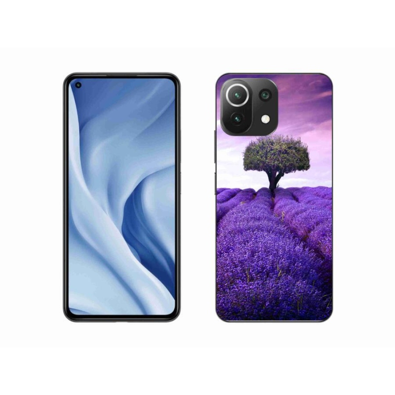 Gélový kryt mmCase na mobil Xiaomi Mi 11 Lite 4G/5G - levanduľová lúka