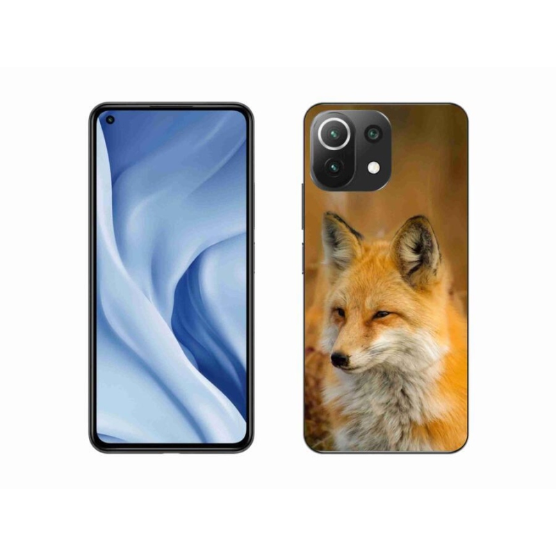 Gélový kryt mmCase na mobil Xiaomi Mi 11 Lite 4G/5G - líška