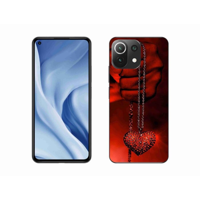 Gélový kryt mmCase na mobil Xiaomi Mi 11 Lite 4G/5G - náhrdelník