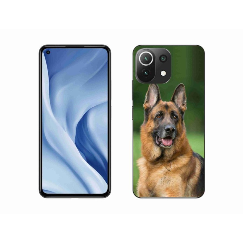 Gélový kryt mmCase na mobil Xiaomi Mi 11 Lite 4G / 5G - nemecký ovčiak
