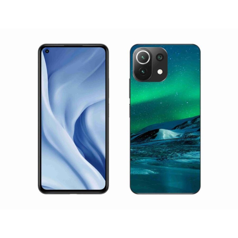 Gélový kryt mmCase na mobil Xiaomi Mi 11 Lite 4G/5G - polárna žiara