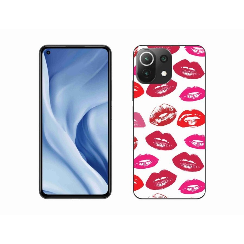 Gélový kryt mmCase na mobil Xiaomi Mi 11 Lite 4G/5G - pery