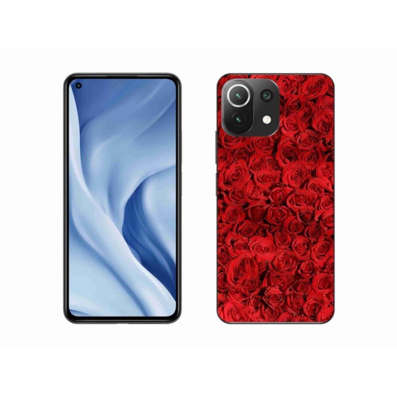 Gélový kryt mmCase na mobil Xiaomi Mi 11 Lite 4G/5G - ruža