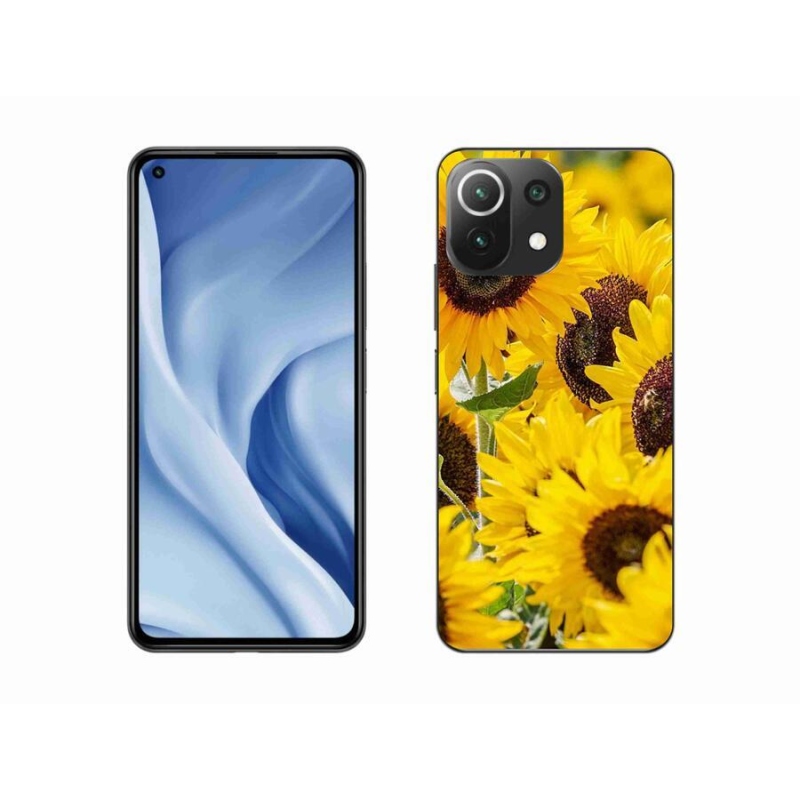 Gélový kryt mmCase na mobil Xiaomi Mi 11 Lite 4G/5G - slnečnica