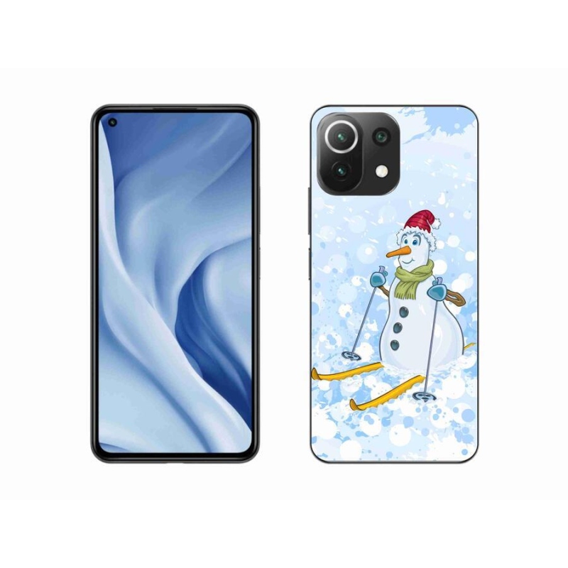Gélový kryt mmCase na mobil Xiaomi Mi 11 Lite 4G / 5G - snehuliak