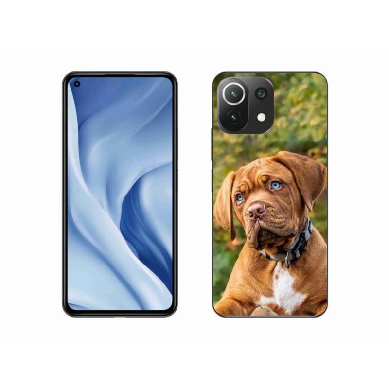 Gélový kryt mmCase na mobil Xiaomi Mi 11 Lite 4G / 5G - šteňa