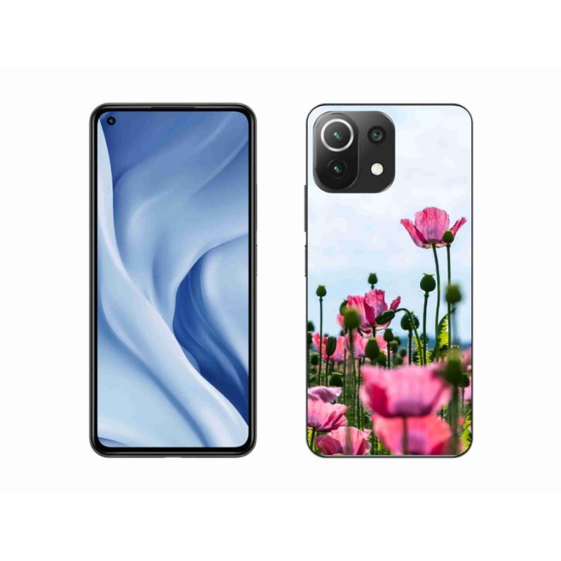 Gélový kryt mmCase na mobil Xiaomi Mi 11 Lite 4G/5G - vlčí mak