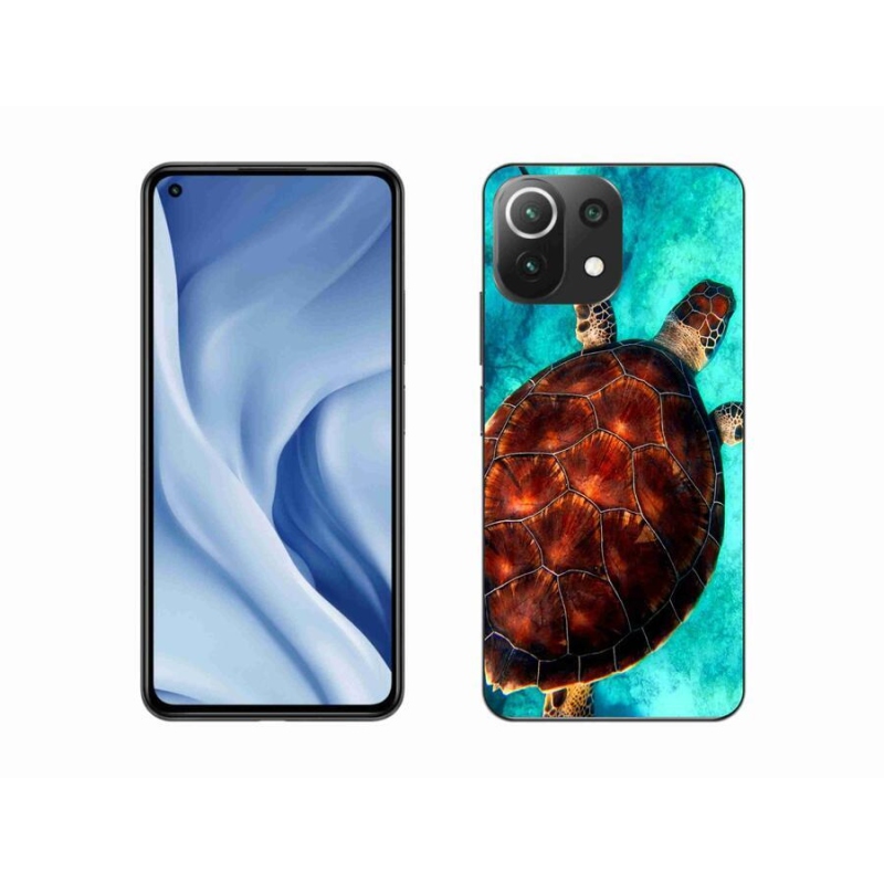 Gélový kryt mmCase na mobil Xiaomi Mi 11 Lite 4G/5G - korytnačka