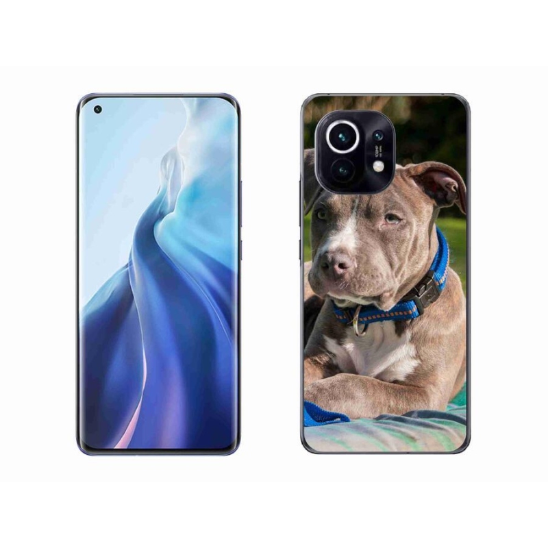 Gélový kryt mmCase na mobil Xiaomi Mi 11 - pitbull