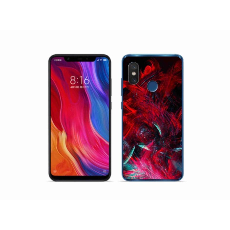 Gélový kryt mmCase na mobil Xiaomi Mi 8 - abstrakt 16