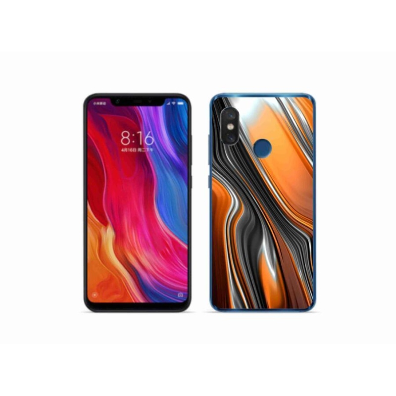 Gélový kryt mmCase na mobil Xiaomi Mi 8 - abstrakt 3