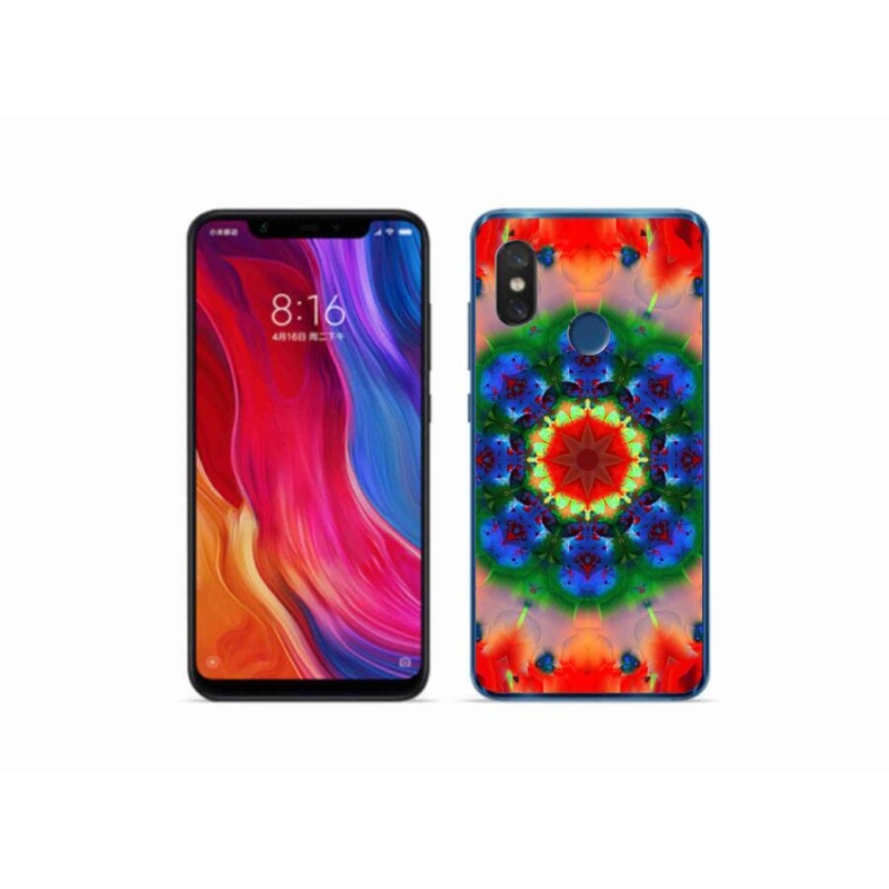 Gélový kryt mmCase na mobil Xiaomi Mi 8 - abstrakt 5