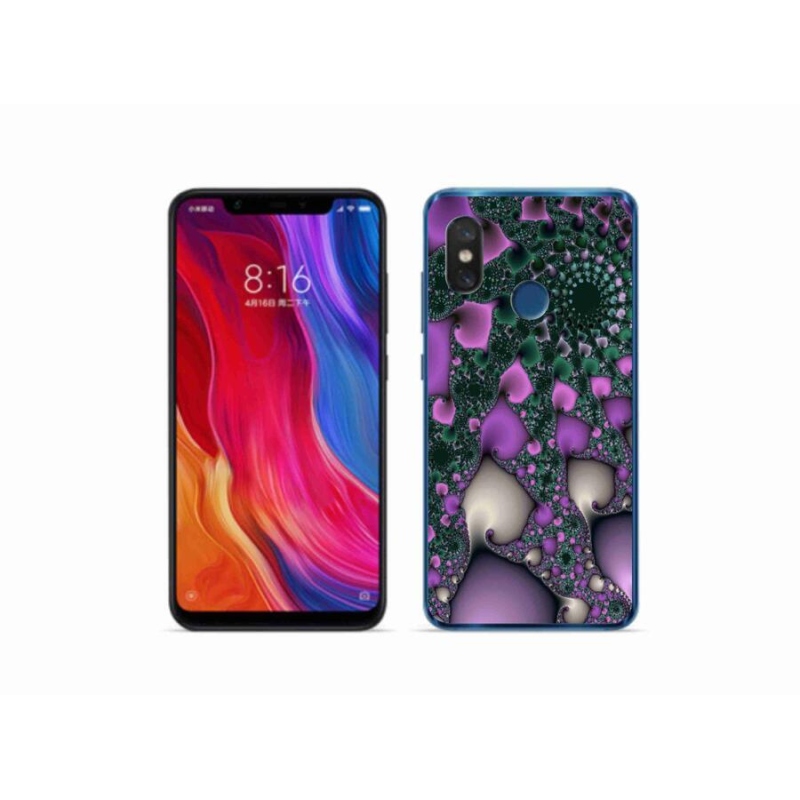 Gélový kryt mmCase na mobil Xiaomi Mi 8 - abstrakt 7