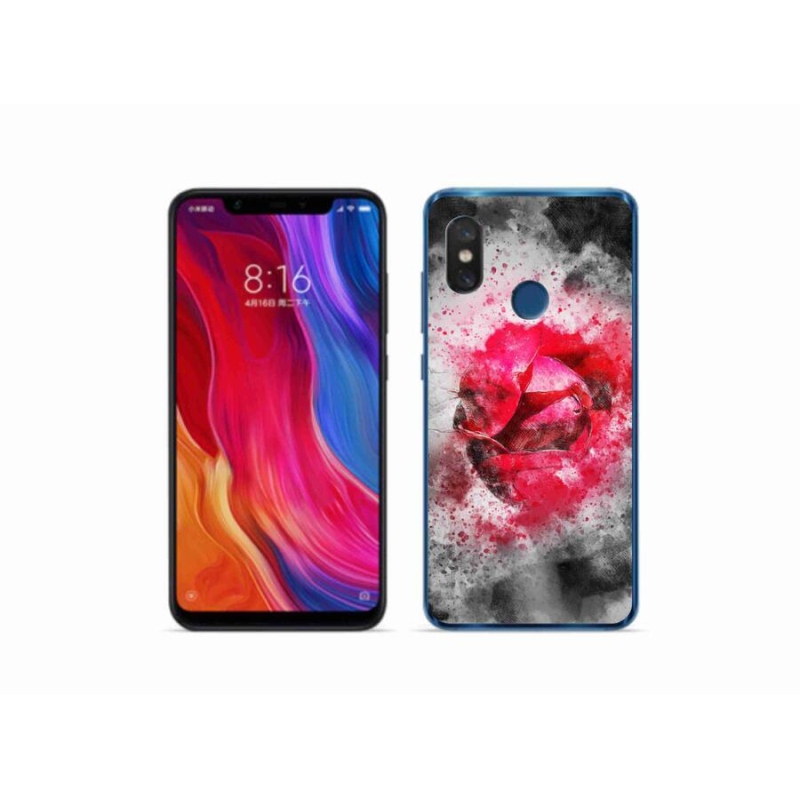 Gélový kryt mmCase na mobil Xiaomi Mi 8 - abstrakt 9