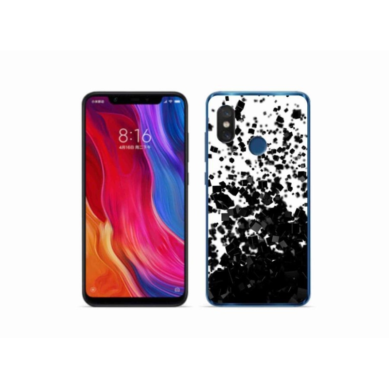 Gélový kryt mmCase na mobil Xiaomi Mi 8 - abstraktné vzor 1