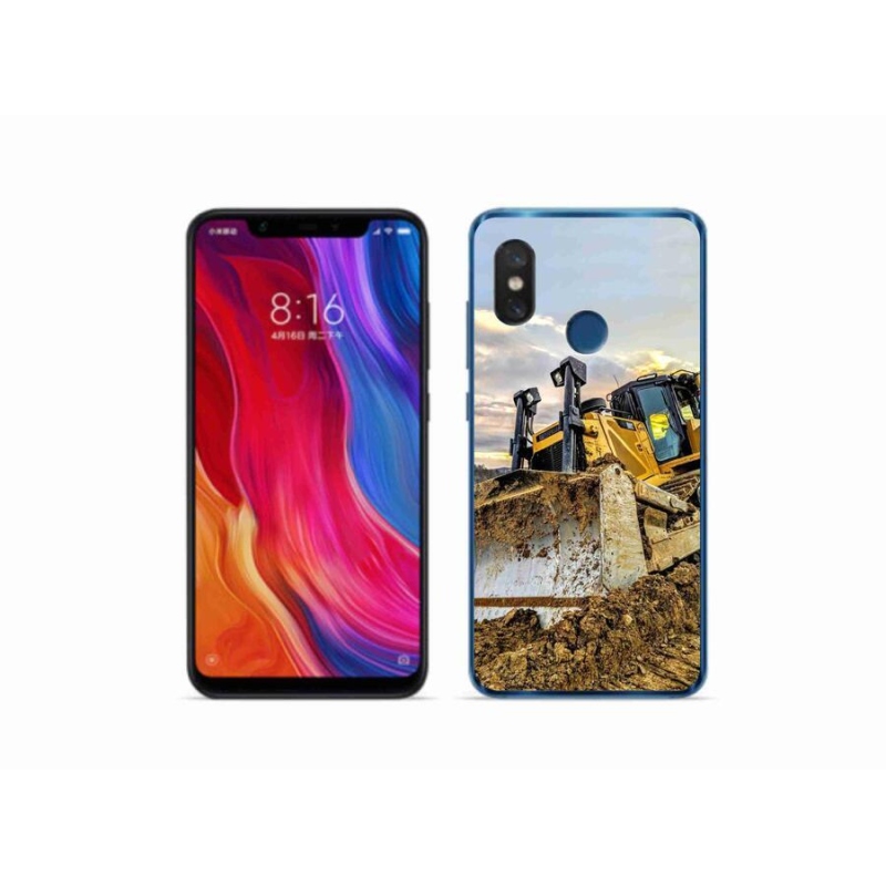 Gélový kryt mmCase na mobil Xiaomi Mi 8 - bager