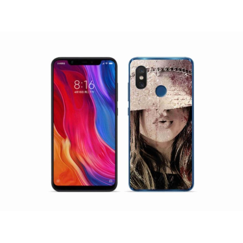 Gélový kryt mmCase na mobil Xiaomi Mi 8 - dievča