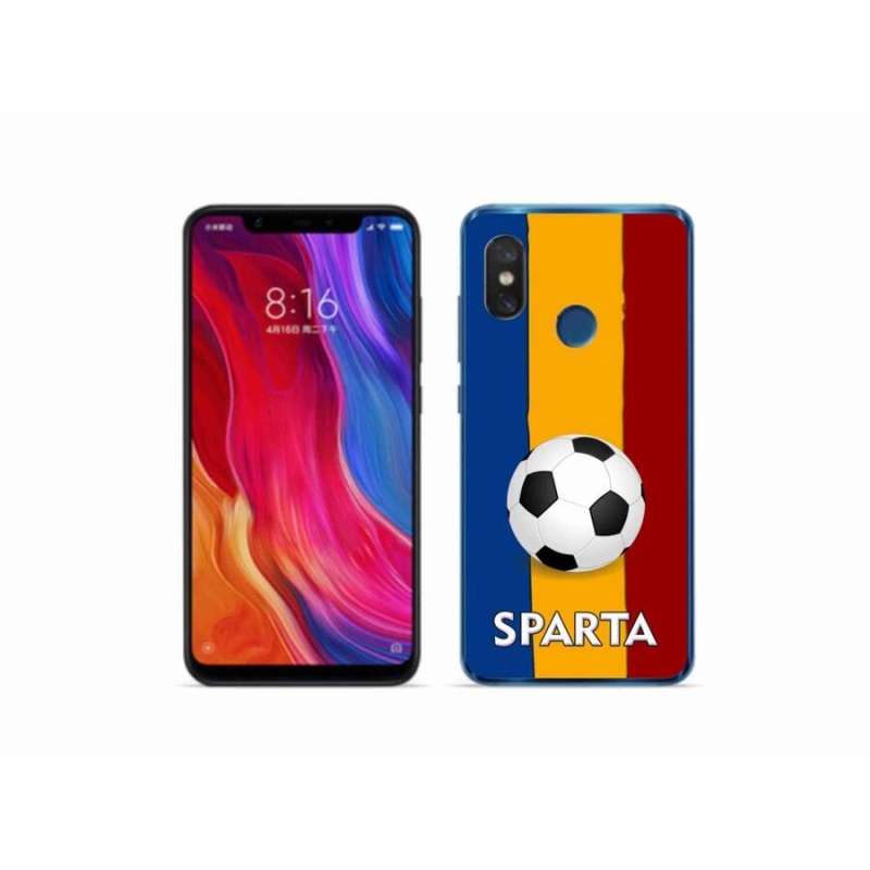 Gélový kryt mmCase na mobil Xiaomi Mi 8 - futbal 1